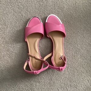 Talbots Pink Ankle Strap Sandals-Size 6M